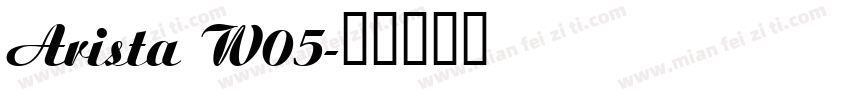 Arista W05字体转换
